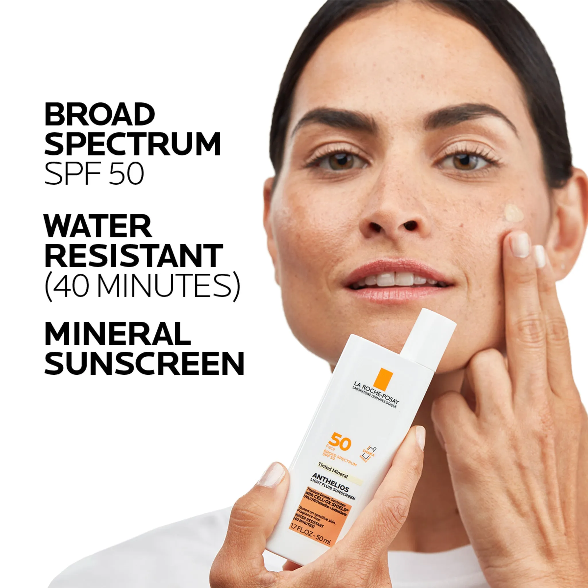 Anthelios Tinted Mineral Face Sunscreen SPF 50