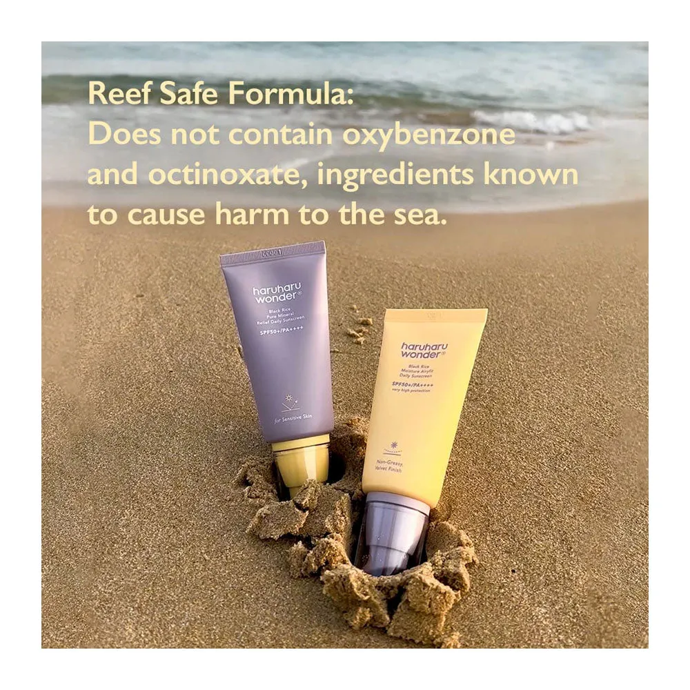 Black Rice Pure Mineral Relief Daily Sunscreen SPF 50  PA     