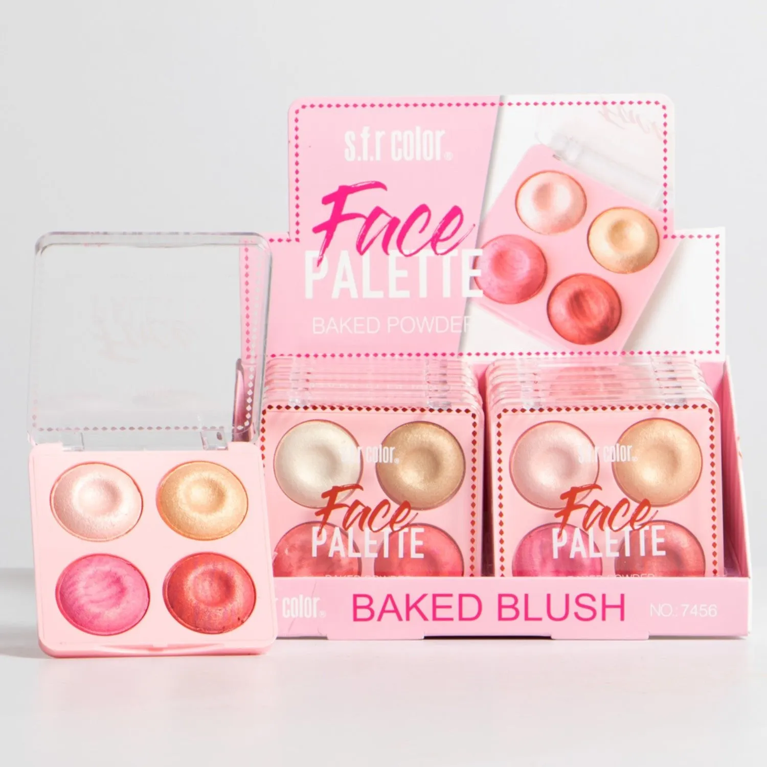 Blush & Highlight Palette 4 Colors