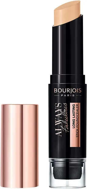 Bourjois Always Fabulous 24 Hour 2-in-1 Foundation And Concealer Stick With Blender 200 Rose Vanilla