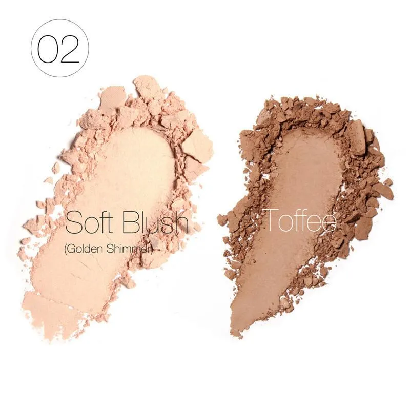 Brand FocallureFACE Makeup Blush Bronzer &Highlighter 2 Diff Color Concealer Bronzer Palette