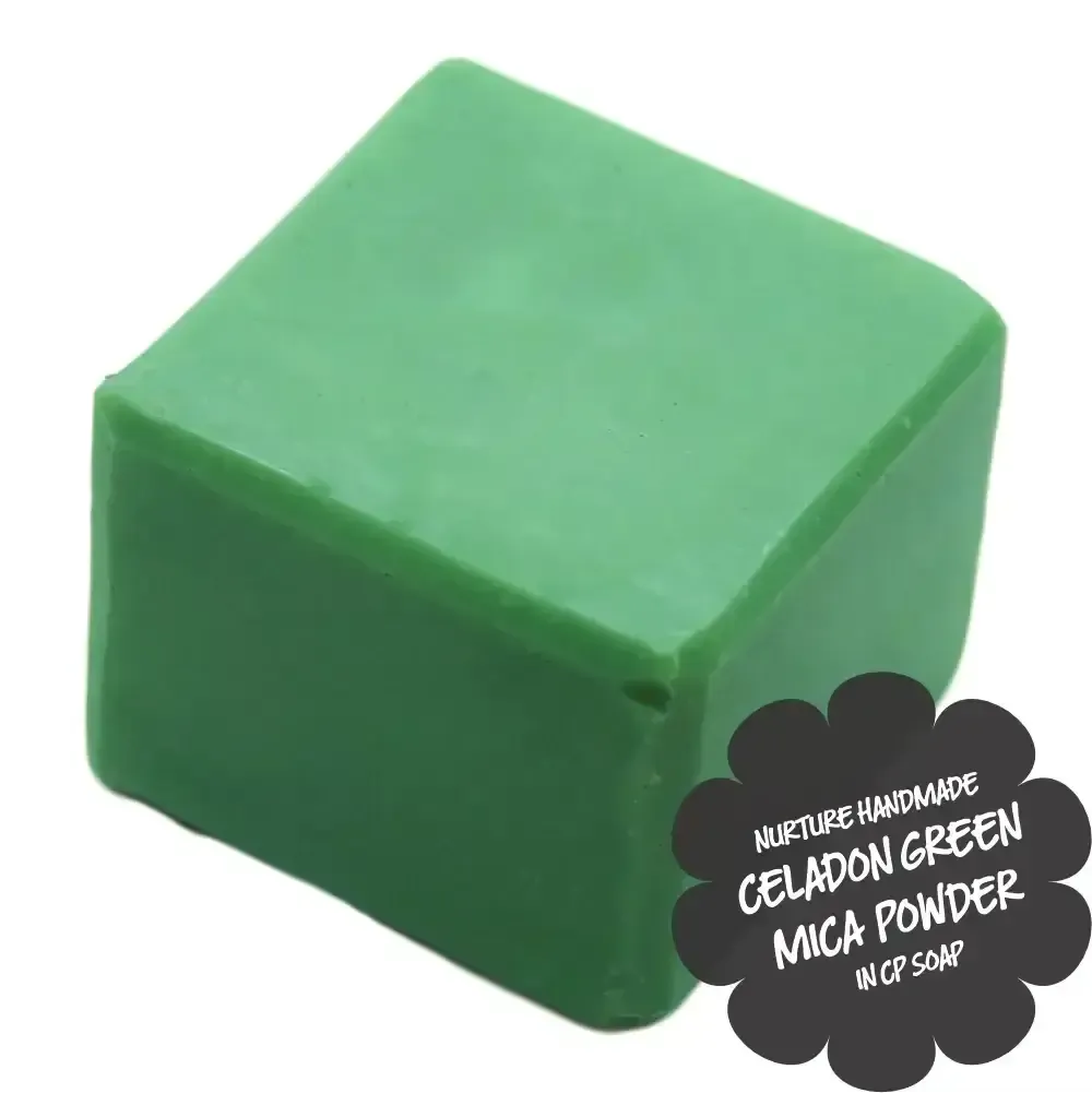 Optimized Celadon Green Mica Powder for Crafts and DIY Projects