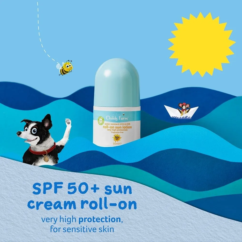 Childs Farm Sunscreen Roll On SPF50  50ml