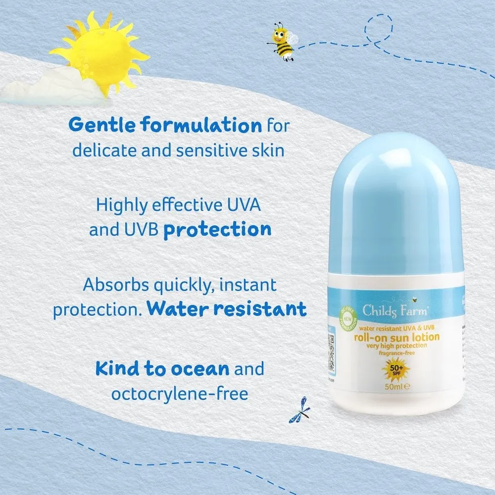 Childs Farm Sunscreen Roll On SPF50  50ml