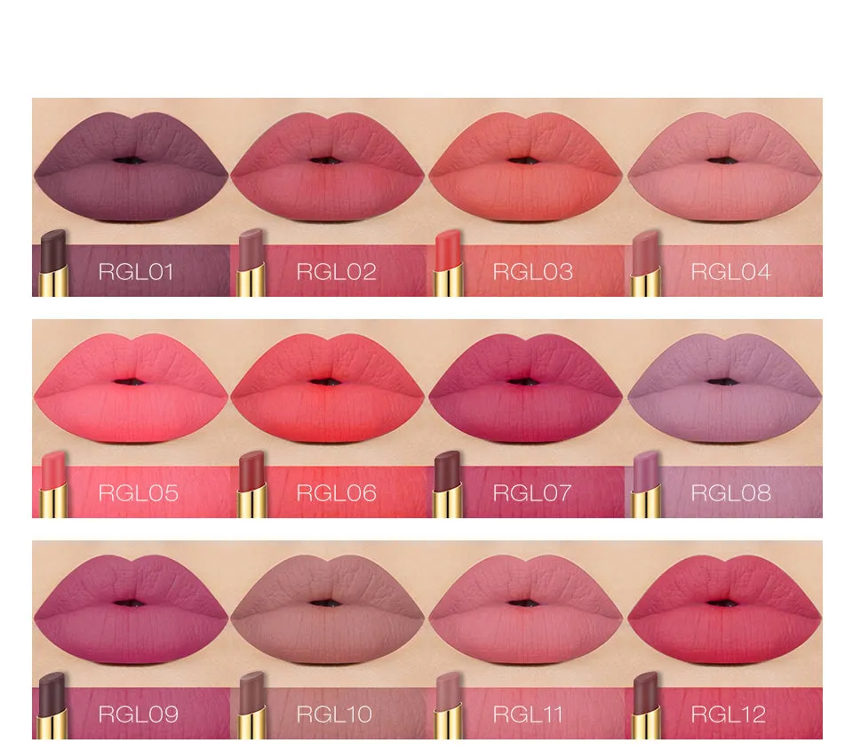 Colors Matte Lipstick Lips Makeup Makeup Long Lasting Kissproof