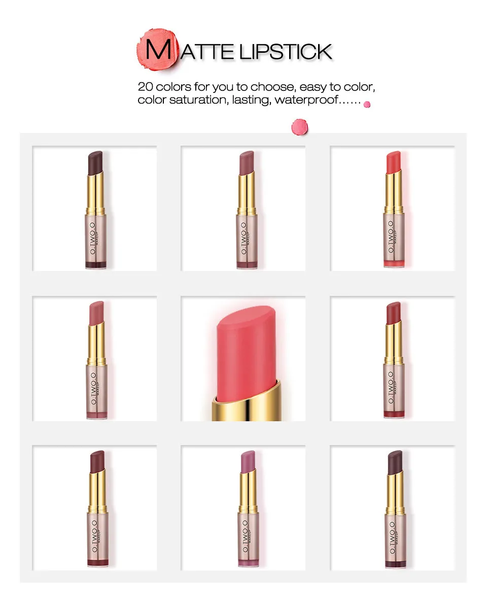 Colors Matte Lipstick Lips Makeup Makeup Long Lasting Kissproof