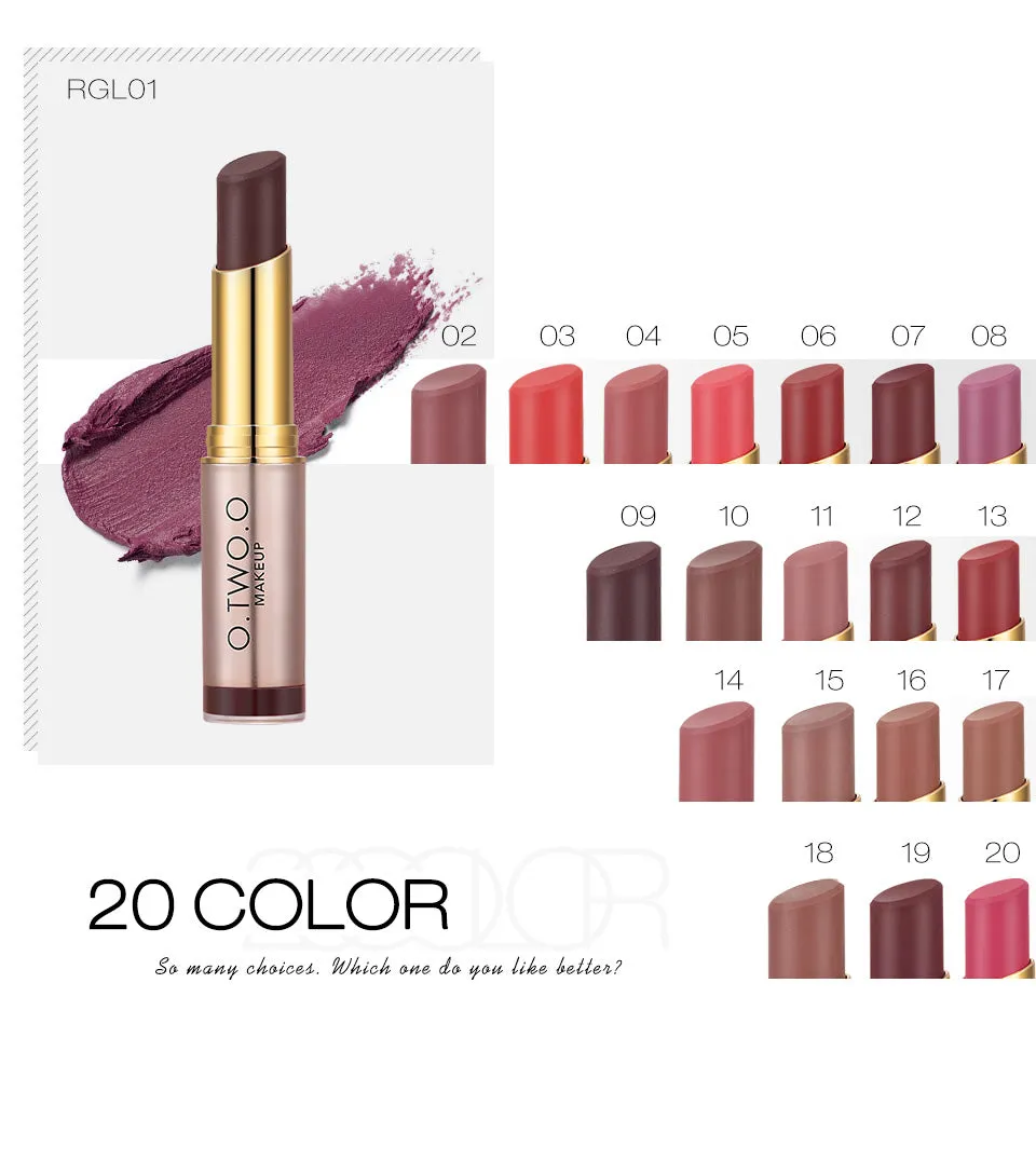 Colors Matte Lipstick Lips Makeup Makeup Long Lasting Kissproof