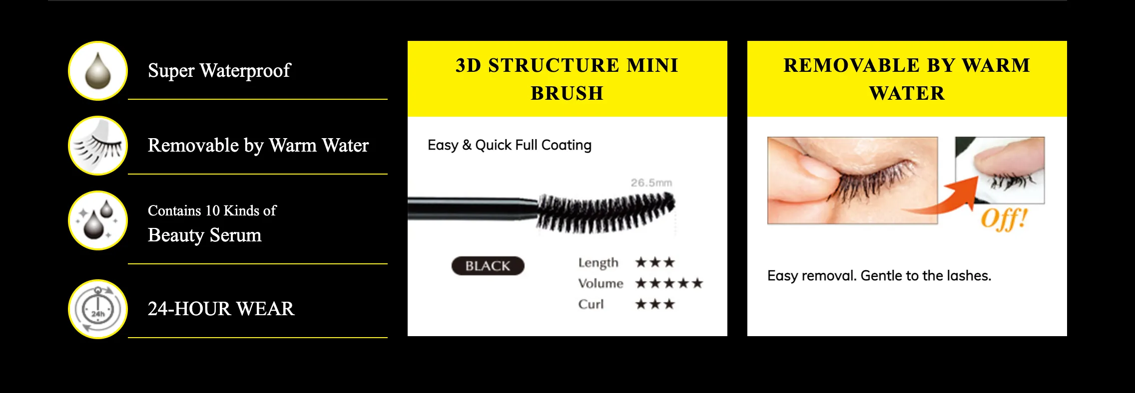D-UP Volume Extension Mascara (Black) 9g 日本D-UP 防水浓密滋养睫毛膏 (黑色)