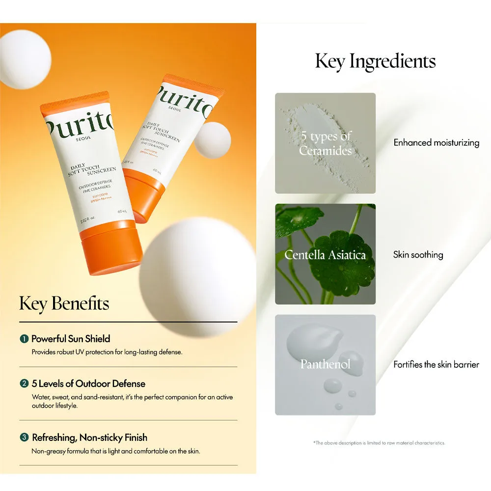 Daily Soft Touch Sunscreen SPF50  PA    