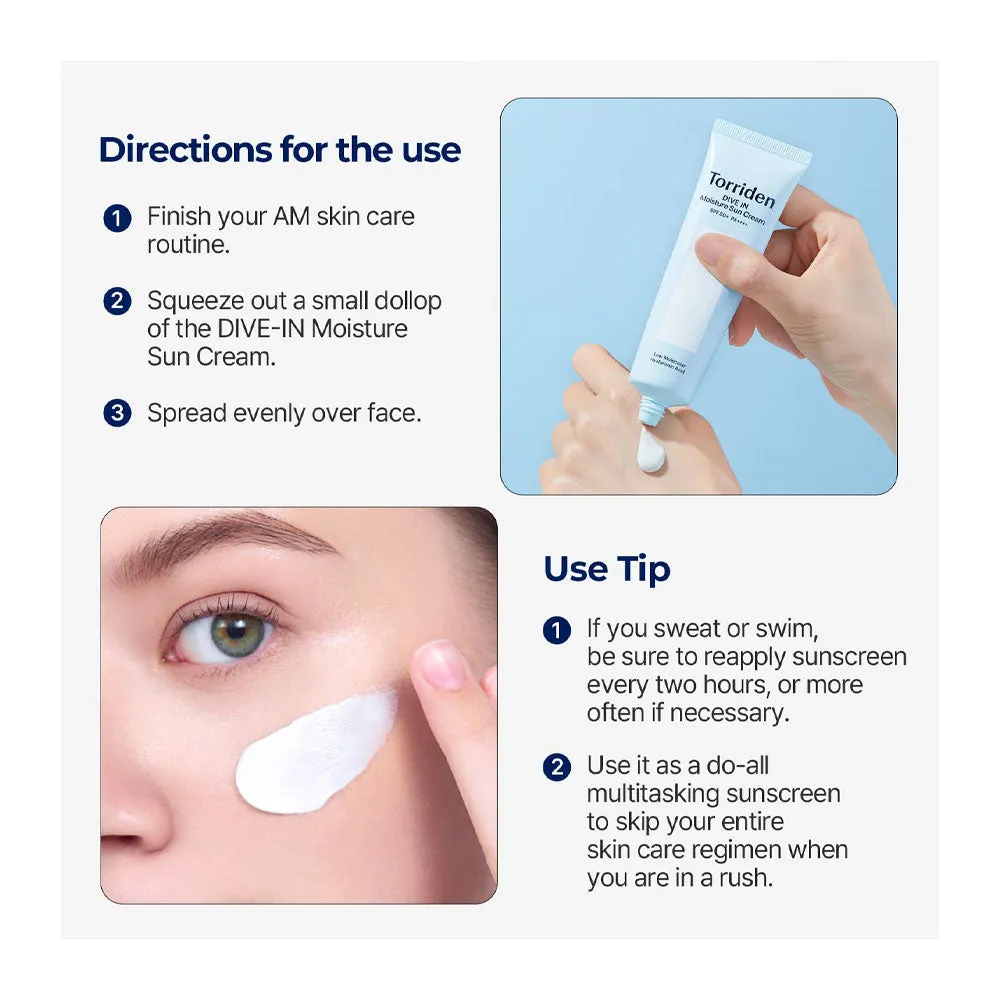 Dive-In Moisture Sun Cream SPF50  PA    