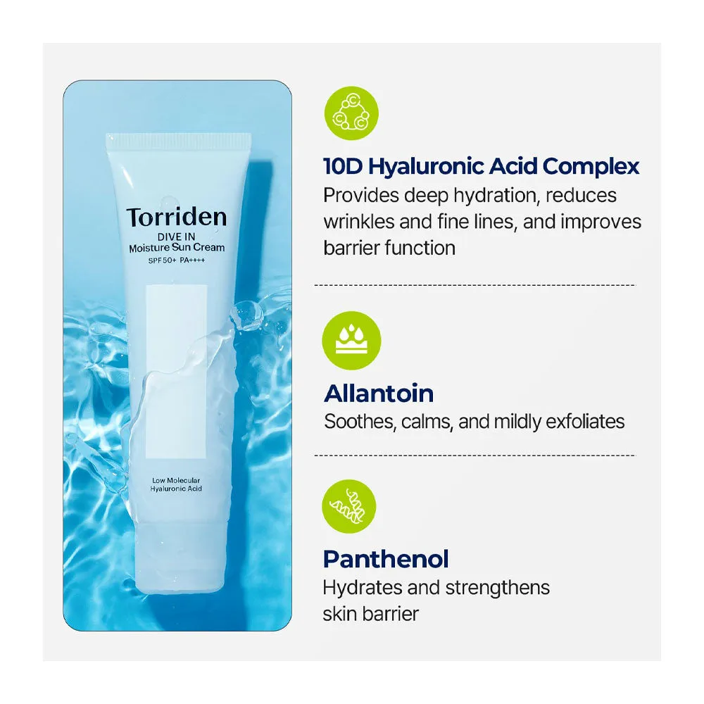 Dive-In Moisture Sun Cream SPF50  PA    