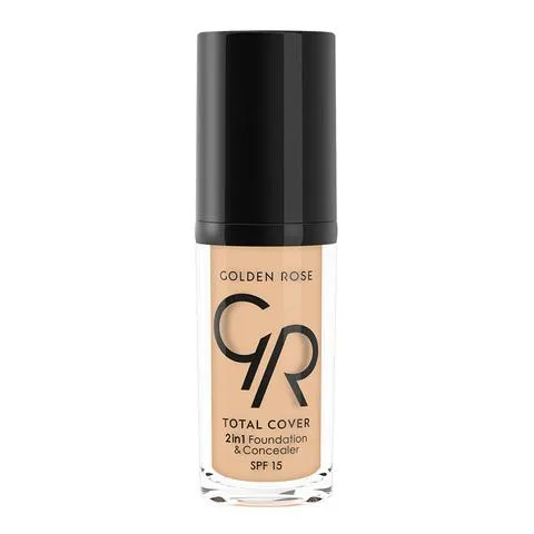 Golden Rose Total Cover 2 In 1 Mini Foundation & Concealer (Mini)