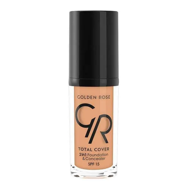 Golden Rose Total Cover 2 In 1 Mini Foundation & Concealer (Mini)