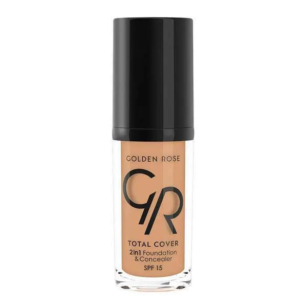 Golden Rose Total Cover 2 In 1 Mini Foundation & Concealer (Mini)