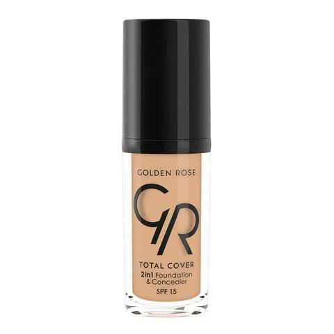 Golden Rose Total Cover 2 In 1 Mini Foundation & Concealer (Mini)