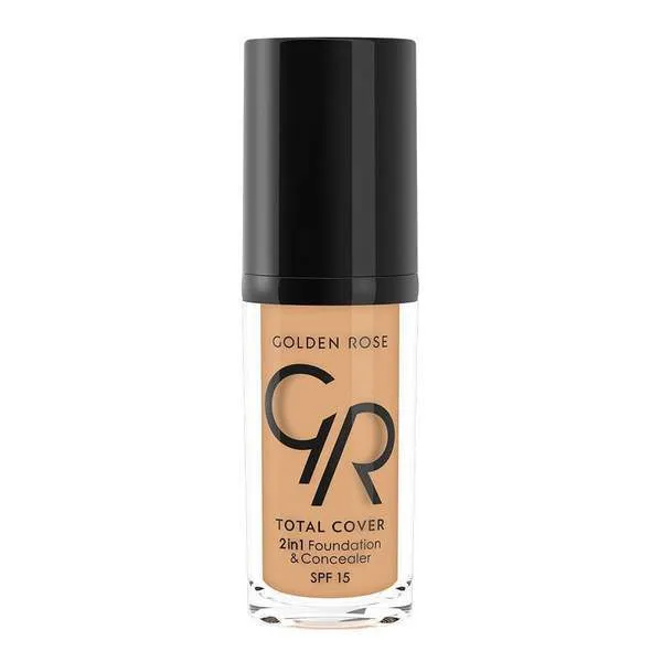 Golden Rose Total Cover 2 In 1 Mini Foundation & Concealer (Mini)