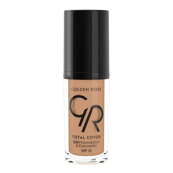 Golden Rose Total Cover 2 In 1 Mini Foundation & Concealer (Mini)