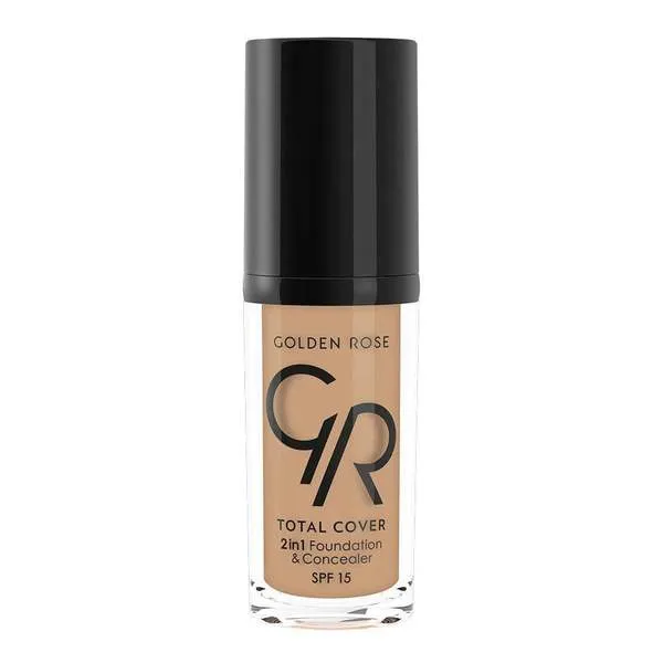 Golden Rose Total Cover 2 In 1 Mini Foundation & Concealer (Mini)