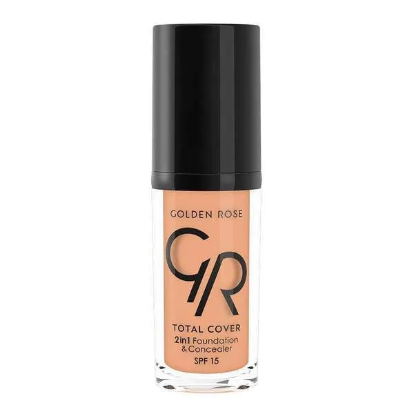 Golden Rose Total Cover 2 In 1 Mini Foundation & Concealer (Mini)