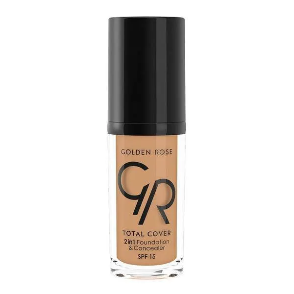 Golden Rose Total Cover 2 In 1 Mini Foundation & Concealer (Mini)
