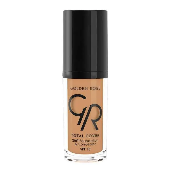 Golden Rose Total Cover 2 In 1 Mini Foundation & Concealer (Mini)