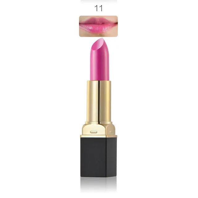 HUAMIANLI Brand Purple Red 12 Colors Matte Lipstick Makeup Moisturizing Lip Balm Lip Stick Waterproof Lipgloss Cosmetics #229191