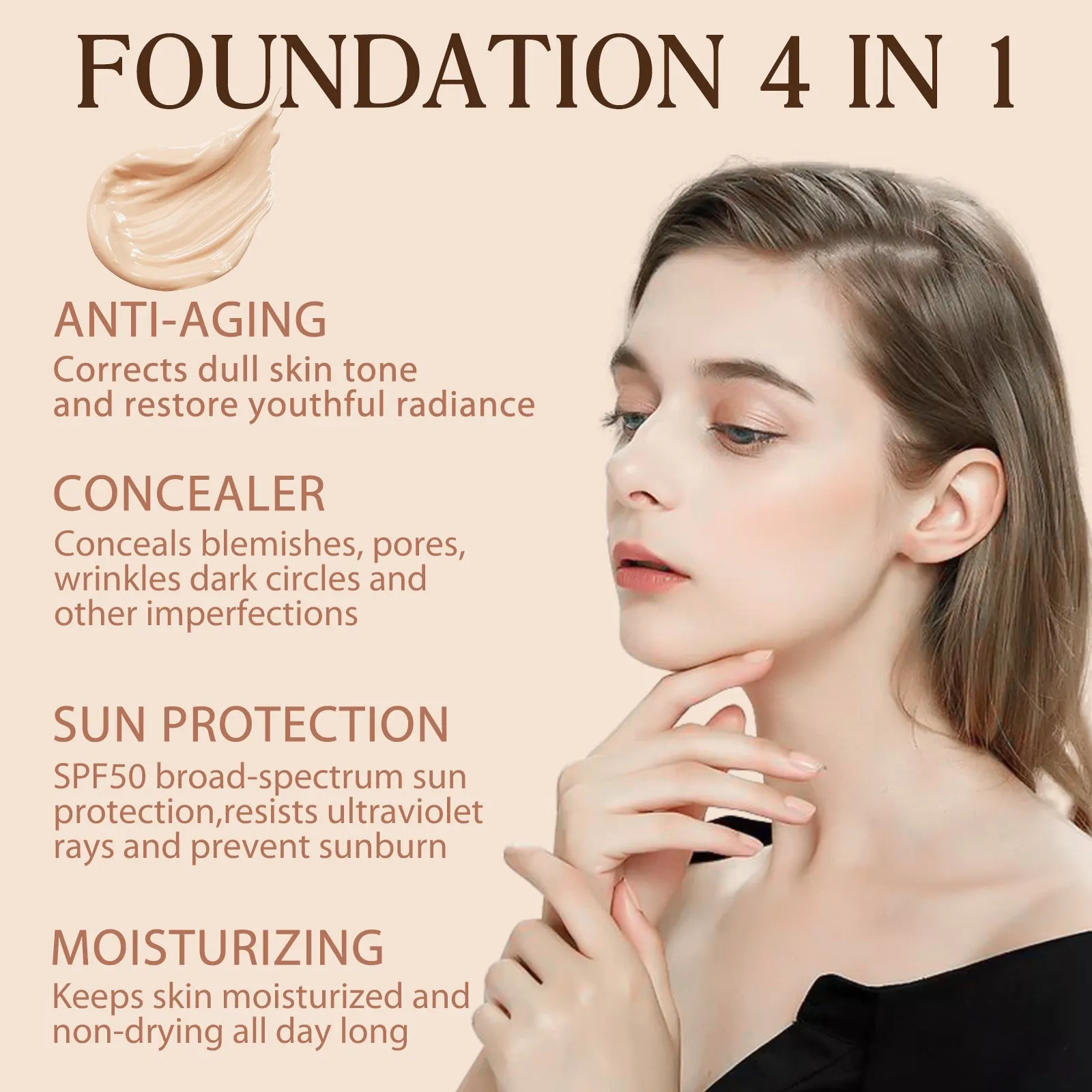 IKZEE FOUNDATION MEDIUM SPECTRUM Sunscreen Serum SPF 50