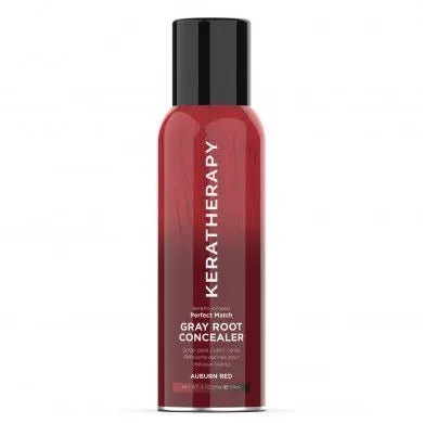 Keratherapy Perfect Match Gray Root Concealer, Auburn Red 3 oz