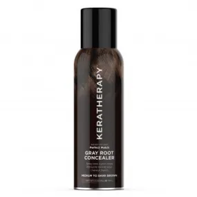 Keratherapy Perfect Match Gray Root Concealer Med/Dark Brown 3 oz