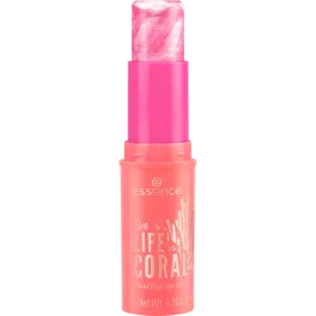 live LIFE in CORAL blushlighter stick