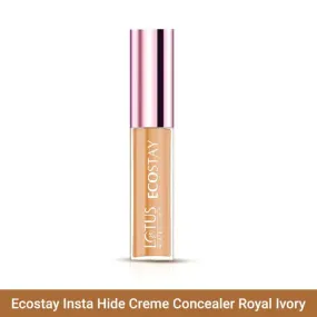 Lotus Herbals ECOSTAY Insta Hide Creme Concealer Royal Ivory 7g