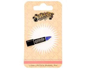 Luna Lipstick Enamel Pin