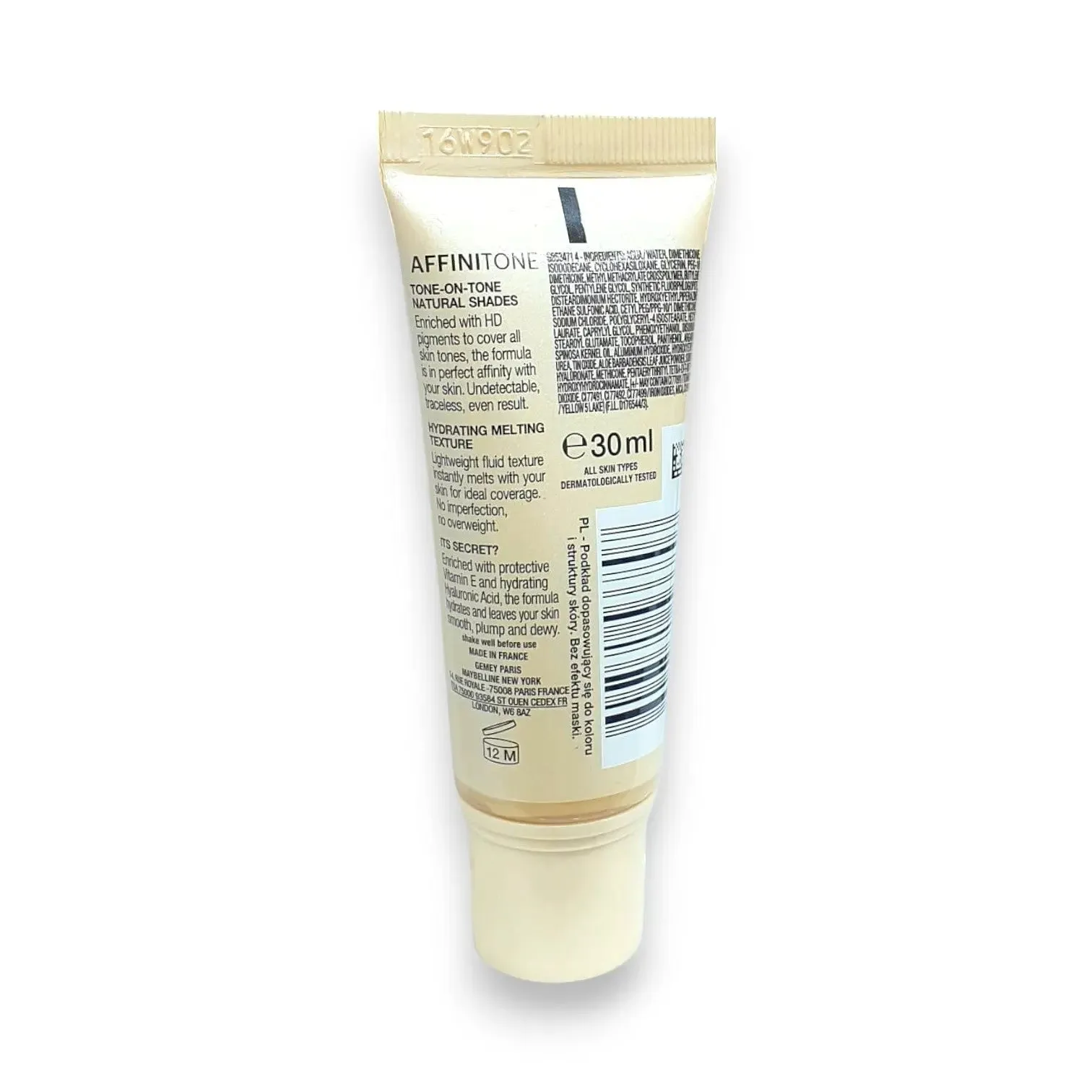 Maybelline Affinitone Hydrating Foundation