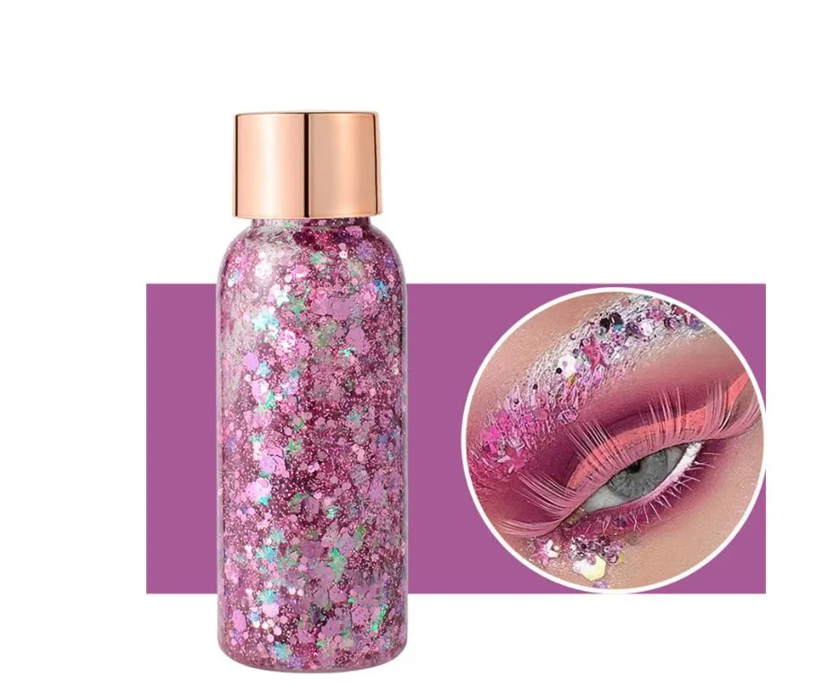 Miss Beauty  Makeup Glitter Eye Shadow liquid face body sequins gel liquid eye shadow makeup 30ml 9001-022