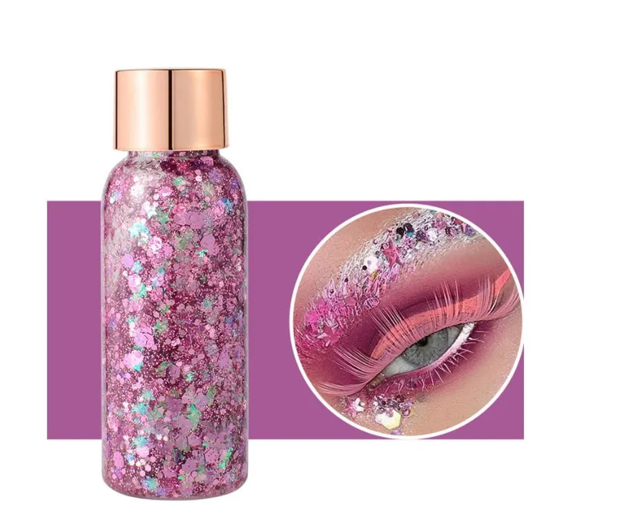 Miss Beauty  Makeup Glitter Eye Shadow liquid face body sequins gel liquid eye shadow makeup 30ml 9001-022