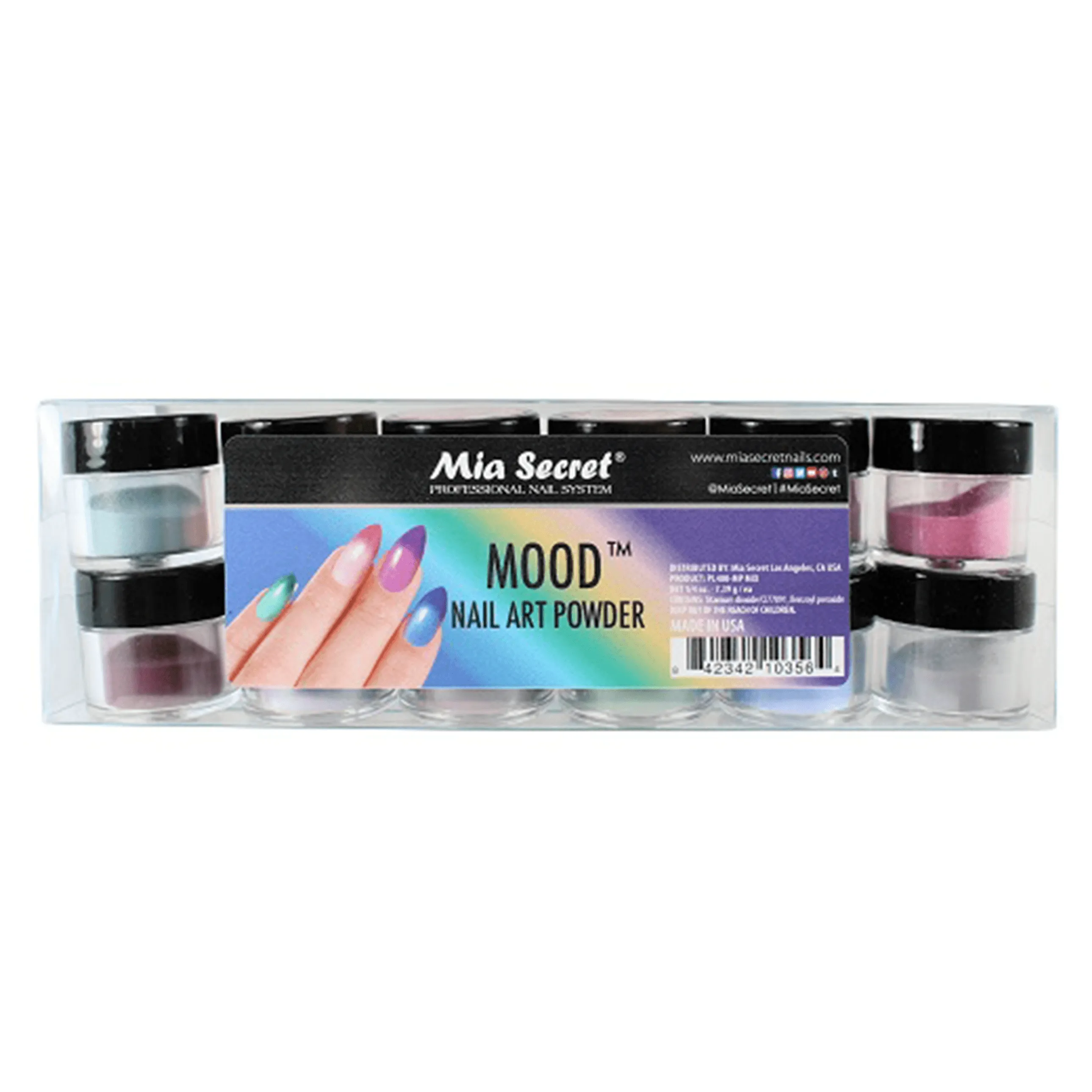 Mood Acrylic Powder Collection 12 Pcs Mix