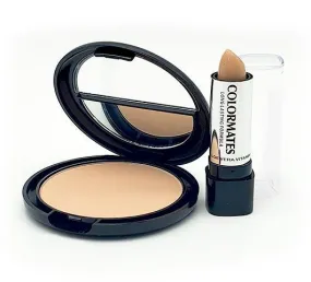 Pressed Powder & Concealer - Rose Beige