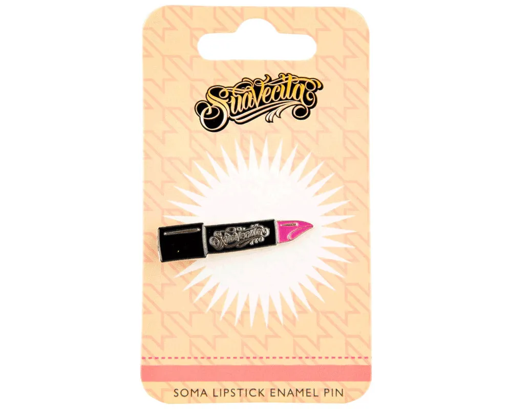 Soma Lipstick Enamel Pin