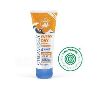 Stream2Sea Every Day Shimmer 2.5 oz SPF 45 Sunscreen