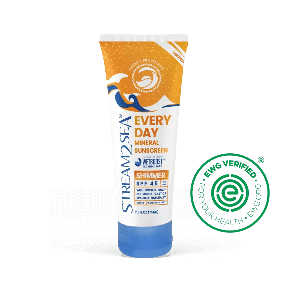 Stream2Sea Every Day Shimmer 2.5 oz SPF 45 Sunscreen