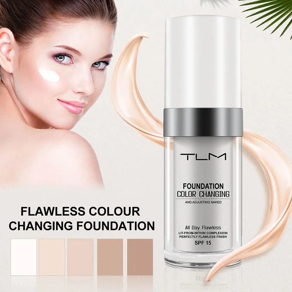 TLM Flawless Colour Changing Foundation Concealer Cover Cream Sets
