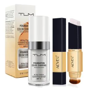 TLM Flawless Colour Changing Foundation Concealer Cover Cream Sets