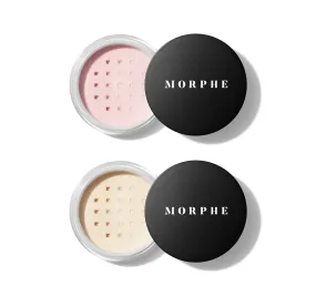 Mini Brightening & Setting Powder Duo for a Flawless Finish