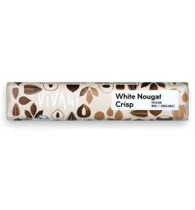 Vivani Organic White Nougat Crisp Chocolate Bar - 35g