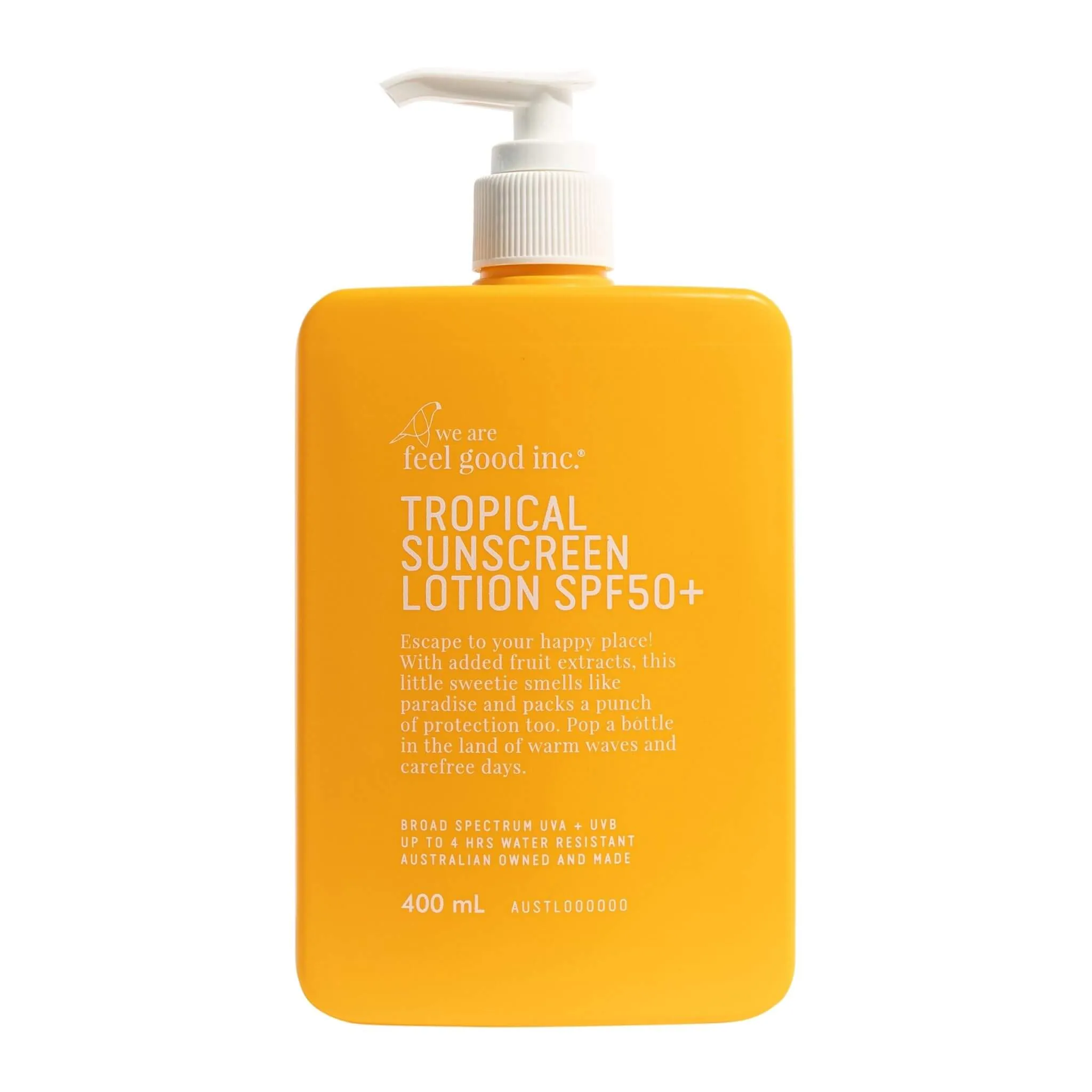 We Are Feel Good Inc Tropical Sunscreen Lotion SPF 50 