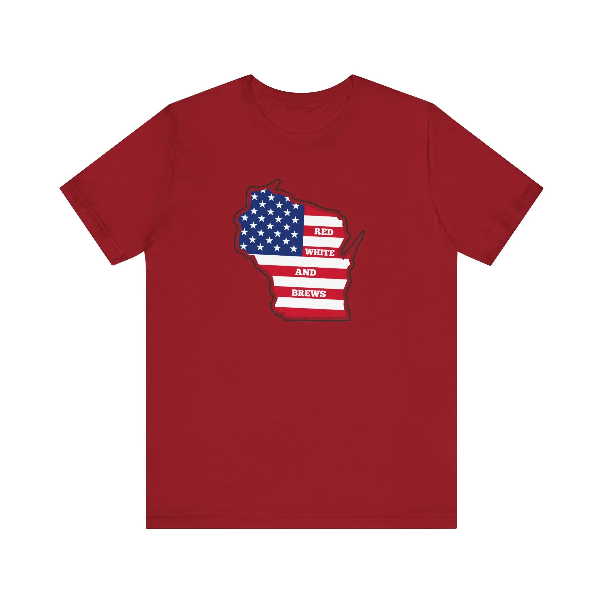 Wisconsin Red White And Brews Unisex-Shirt - Multiple Colors Available