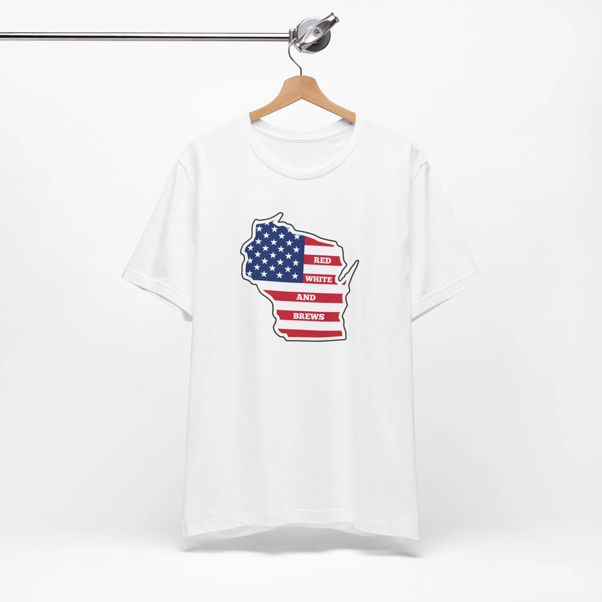 Wisconsin Red White And Brews Unisex-Shirt - Multiple Colors Available