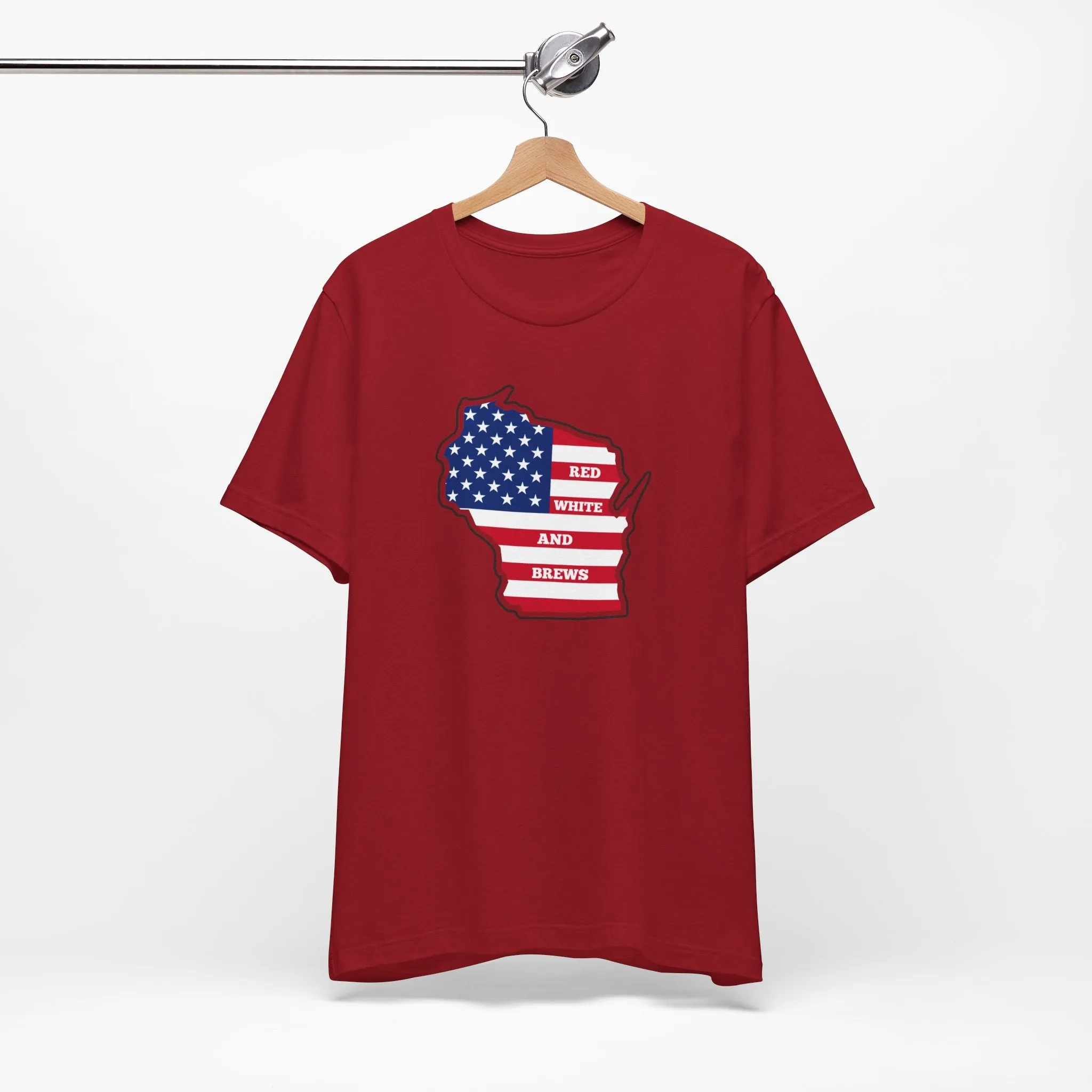 Wisconsin Red White And Brews Unisex-Shirt - Multiple Colors Available