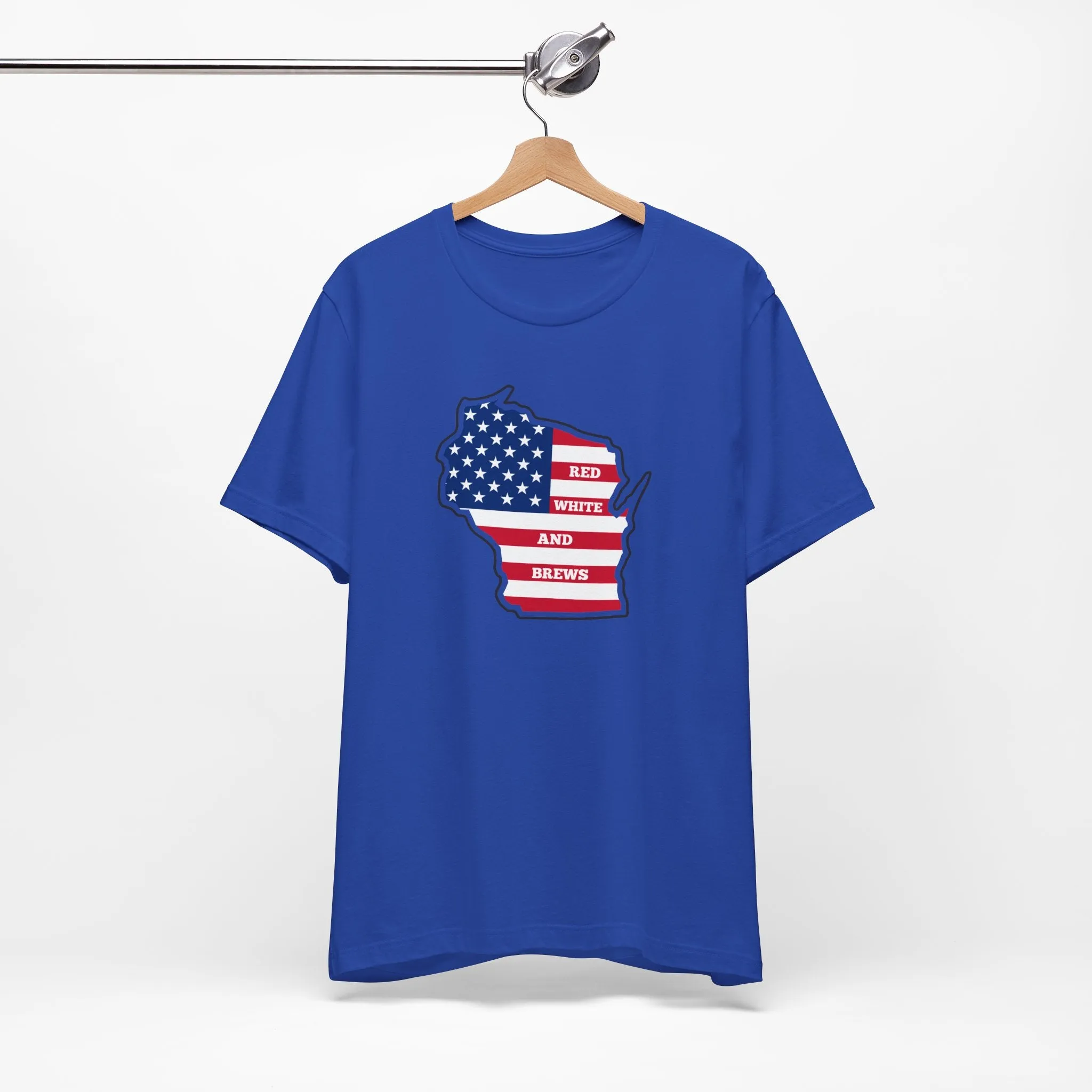 Wisconsin Red White And Brews Unisex-Shirt - Multiple Colors Available