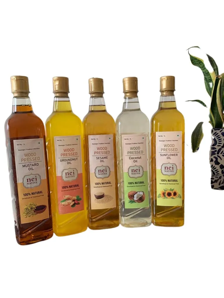 Wood Pressed Sunflower Oil